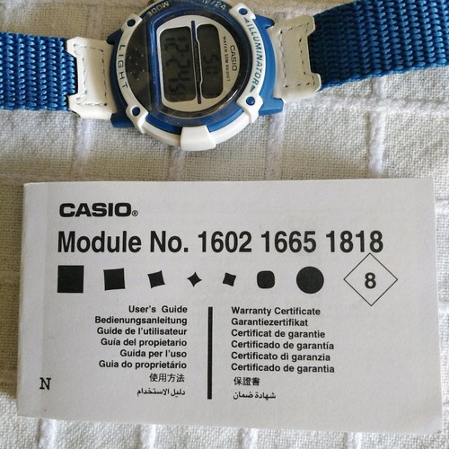 Casio children's watch new blue with box
