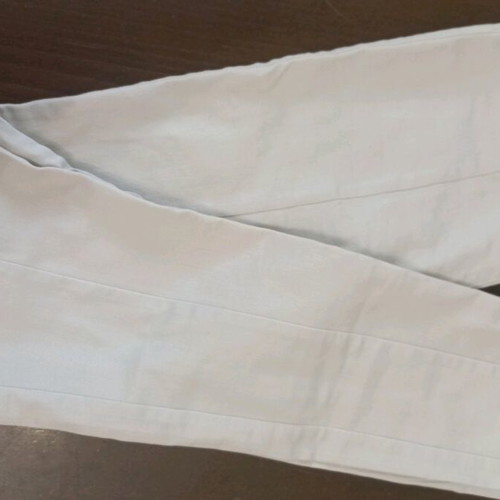 Zara women's pants slightly elastic, ecru color, like new
