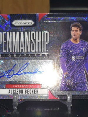 Panini Prizm EPL 2024-25 Alisson Becker Scope Auto