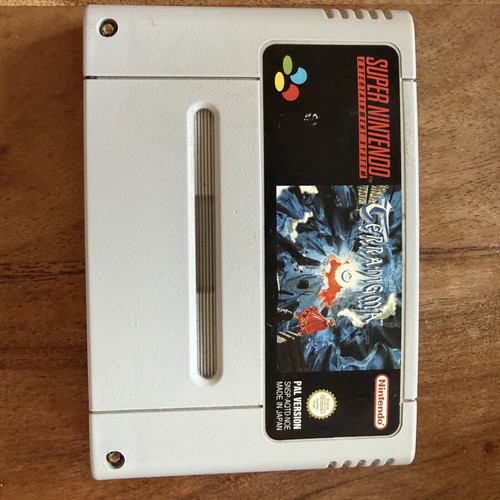 Terranigma SNES game, German language, PAL