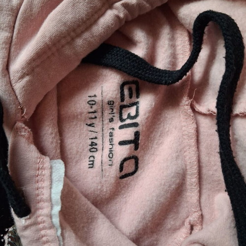 Evita pink hoodie for girls 10-11 years used