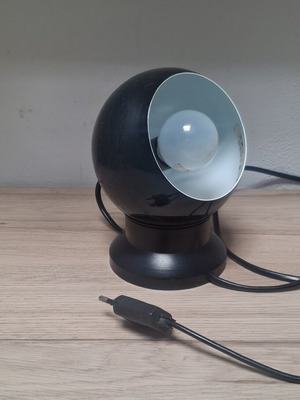 Lyfa Eyeball vintage magnet lamp, black, Denmark