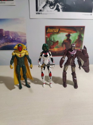 Marvel figures used