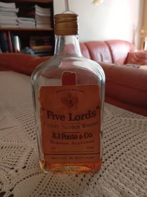 Five Lords Scotch Whisky used vintage