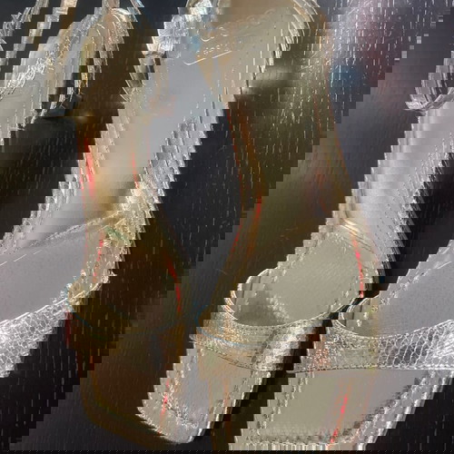 Πέδιλο χρυσό καινούργιο νούμερο 38