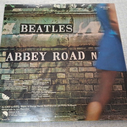The Beatles Abbey Road LP σαν καινούργιο, ροκ