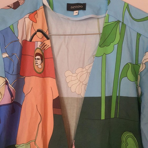 Kimono dress size M like new, multicolored
