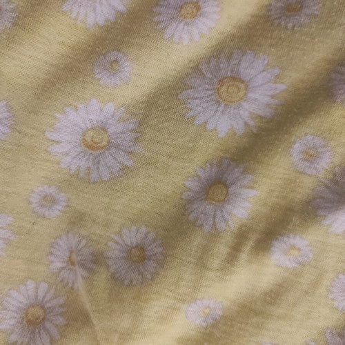 Pastel Yellow Daisy Bloomer Ruffle Shorts size S-M used