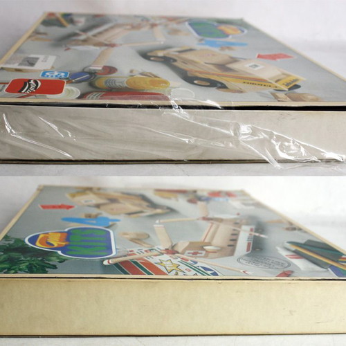 Vintage 90's Goula Kits 4 wooden construction toy Spain like new
