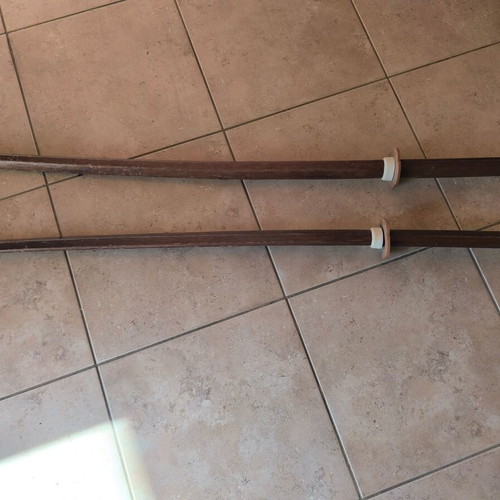 Wooden Katana Bokken used, set of 2 for martial arts training