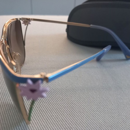Emporio Armani sunglasses used with slight lens discoloration