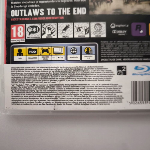 Red Dead Redemption PS3 game