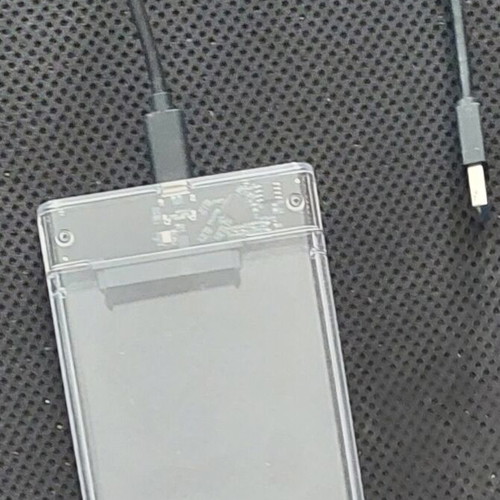 Transparent case for 2.5" internal drive