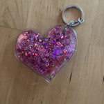 Karavan charm keychain pink new