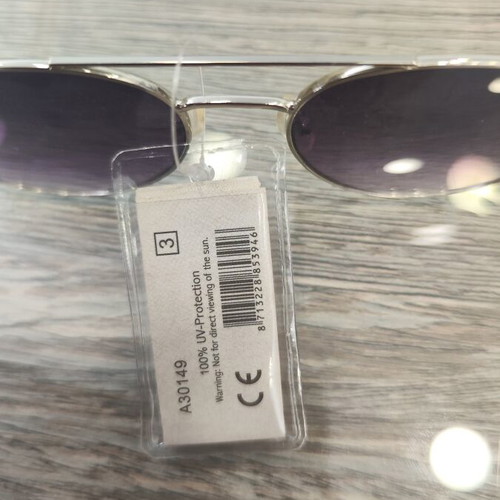 Sunglasses unisex new, black and silver