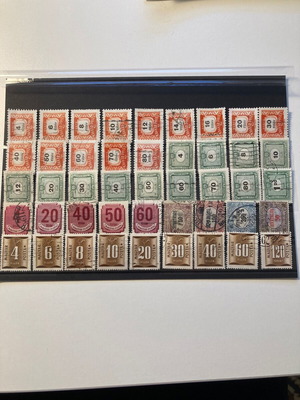 Hungary stamps used, set of 45 sealed