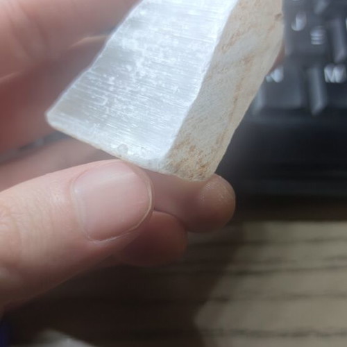 Selenite new, beautiful specimen for collection or decoration