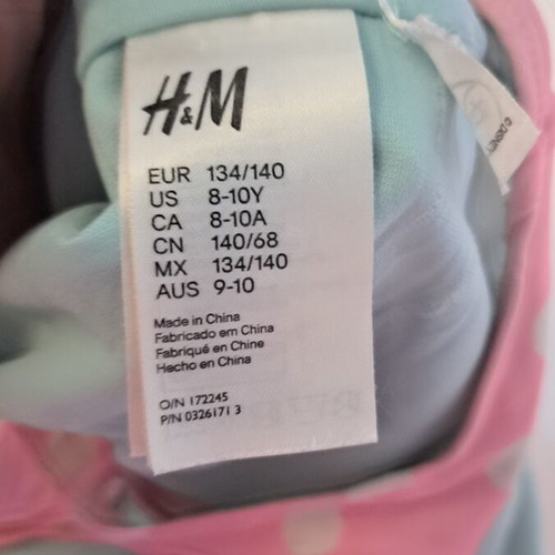 Girls' Minnie Pink Polka Dot Swimsuit H&M like new, ages 6-8