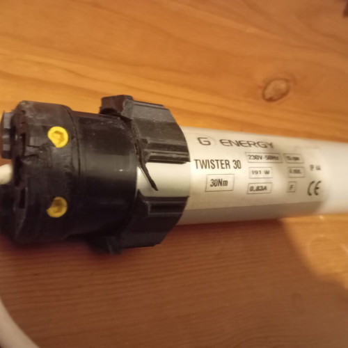Energy Twister 30 tubular roller motor like new, 30Nm torque