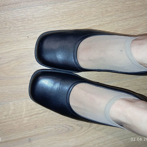 Ecco leather loafers size 39 like new black