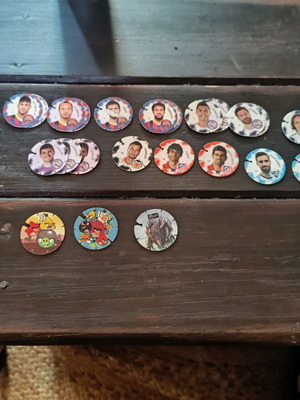 LaLiga Tazos caps season 2013/14 with Messi, Ronaldo, and more