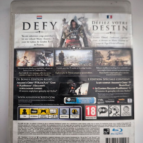 Assassin's Creed IV Black Flag PS3 game like new