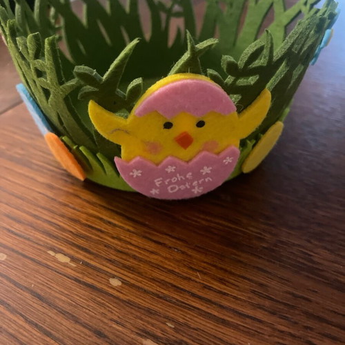 Easter basket new, diameter 17cm