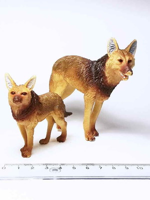 Animal figures used, plastic toy pack of two