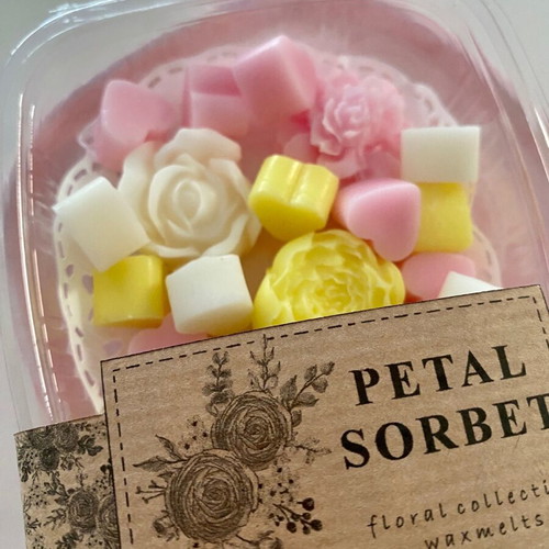 Petal Sorbet handmade scented wax melts 50gr, new