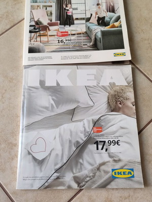 IKEA catalogs used, years 2018 and 2019 for Greece