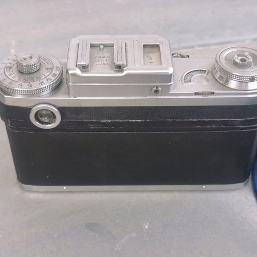 Kiev 4 camera with Jupiter-8 50mm f2 lens used