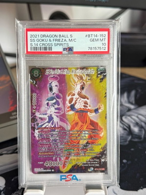 Κάρτα Dragon Ball Super BT14-152 SS Son Goku & Frieza: Miraculous Conclusion καινούργια