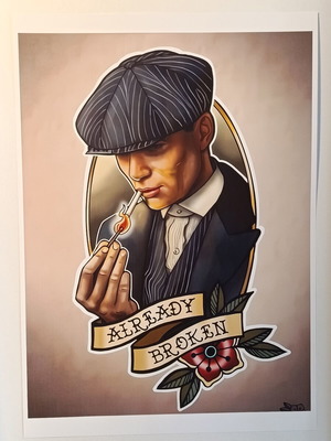 Tommy Shelby A4 poster