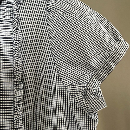 Ralph Lauren checked blouse short sleeve size M like new