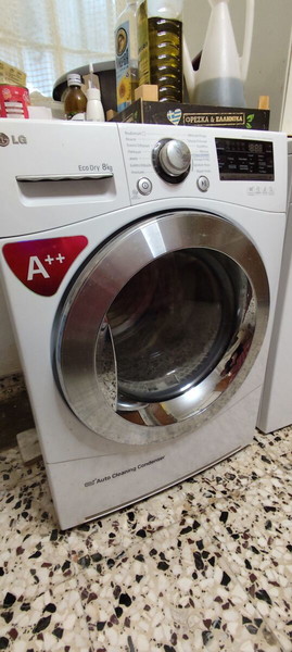 LG Στεγνωτήριο Ρούχων 8 kg A++ με Αντλία Θερμότητας