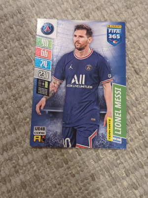 Trading Card Lionel Messi UE48 from Paris Saint-Germain, like new