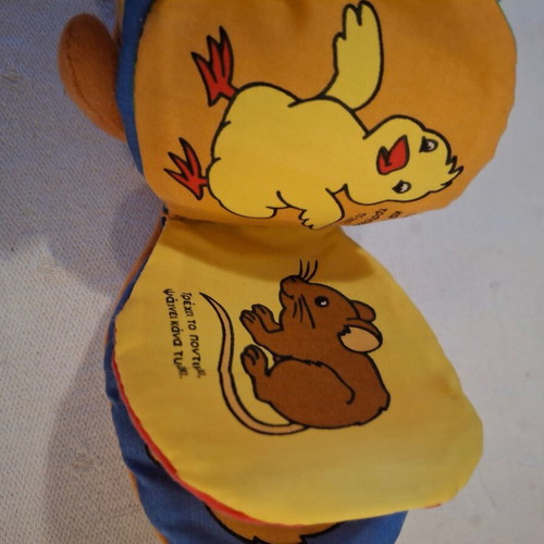 Stuffed book with animals used