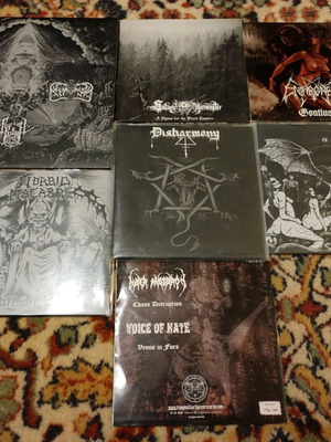 Black metal 7" + 10" πακέτο (7 τεμάχια)