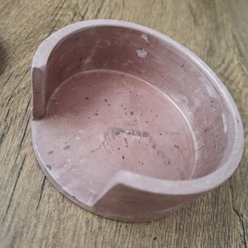 Handmade plaster coaster set with butterfly design