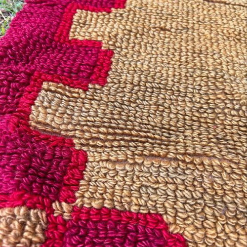 Handwoven loom rug set of 3 pieces like new