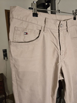 Ανδρικό παντελόνι Tommy Hilfiger σαν καινούργιο, μπεζ, μέγεθος 32/34