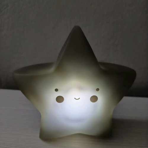 Luna Kids Decorative Star Lamp grey like new