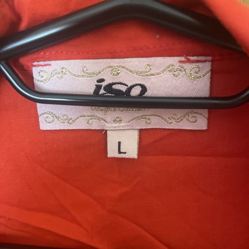 Iso shirt coral red like new