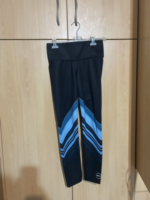 GSA leggings used, size XS, black with blue details