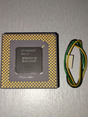 Pentium 133MHz Intel integrated cooler Socket 7