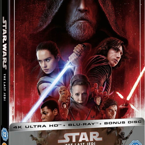 Star Wars The Last Jedi Steelbook new 4K Ultra HD Blu-Ray
