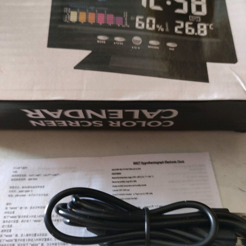 Weather Station new with color LCD screen and alarm function