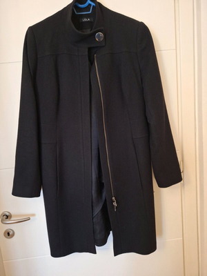Lola women's black coat used with cashmere