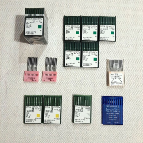 Groz-Beckert UY128 Gas Sewing Machine Needles new, set of 21 boxes