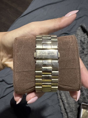 Michael Kors gold women's watch with box